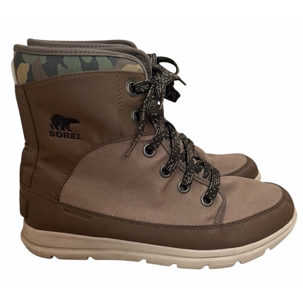 Sorel Explorer 1964 Boots Sage, Waterproof Snow Andโ Rain Boots Women's Size 10